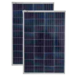 Pack 2 unidades Paneles Solares Pequeños 100W 12V Policristalinos