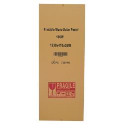 Pack 5 unidades Placas Solares Flexibles 100W 12V
