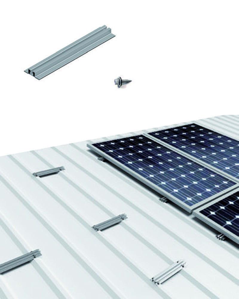 Estructura Cubierta Chapa 4 Paneles Solares 05V