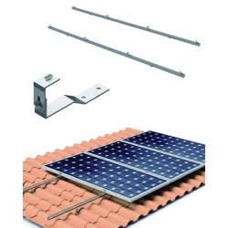 Estructura Cubierta Tejas 7 Paneles Solares