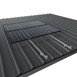Estructura Coplanar Para 4 Paneles Solares 03V4 M8 A