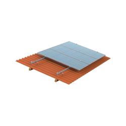Estructura 2 Paneles Coplanar Varilla Falcat