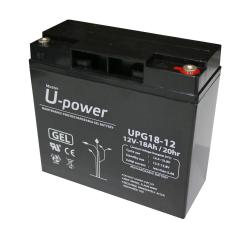 Batería GEL 12V 18Ah Upower