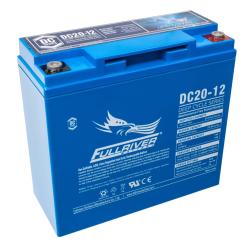 Batería Solar AGM 20Ah 12V C20 Monobloc Fullriver DC20-12