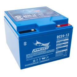 Batería Solar AGM 24Ah 12V C20 Monobloc Fullriver DC24-12
