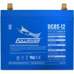 Batería AGM 85Ah Solar 12V C20 Monobloc Fullriver DC85-12