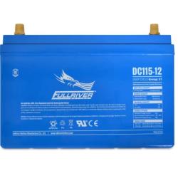 Batería AGM 115Ah Solar 12V C20 Monobloc Fullriver DC115-12B