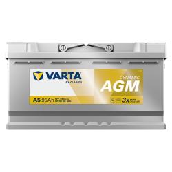 Batería Coche AGM 12V 95Ah 850A VARTA