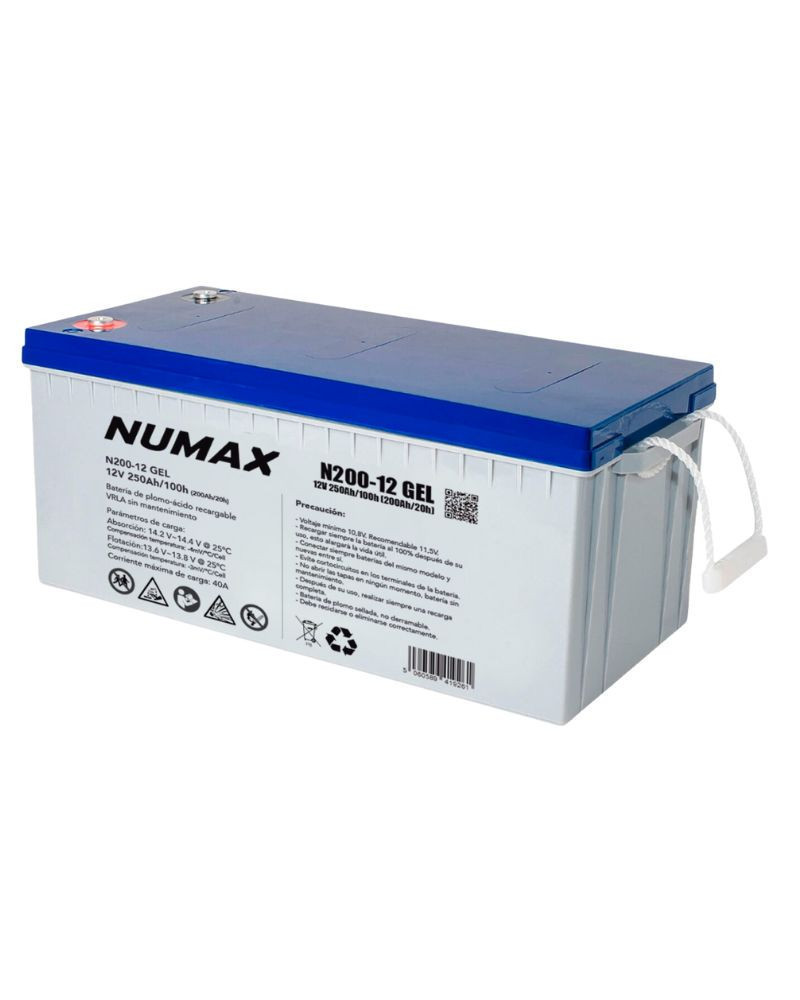 Batería de GEL 250Ah 12V Numax