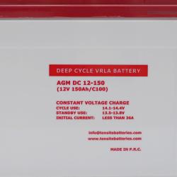 Batería AGM 12V 150Ah Tensite