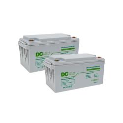 Pack 2 unidades de Baterías AGM 100Ah 12V DC Solar Energy