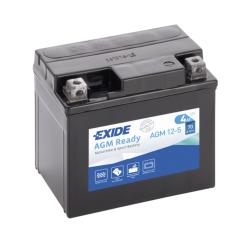 Batería Moto AGM 12V 4Ah 70A Exide Ready AGM12-5