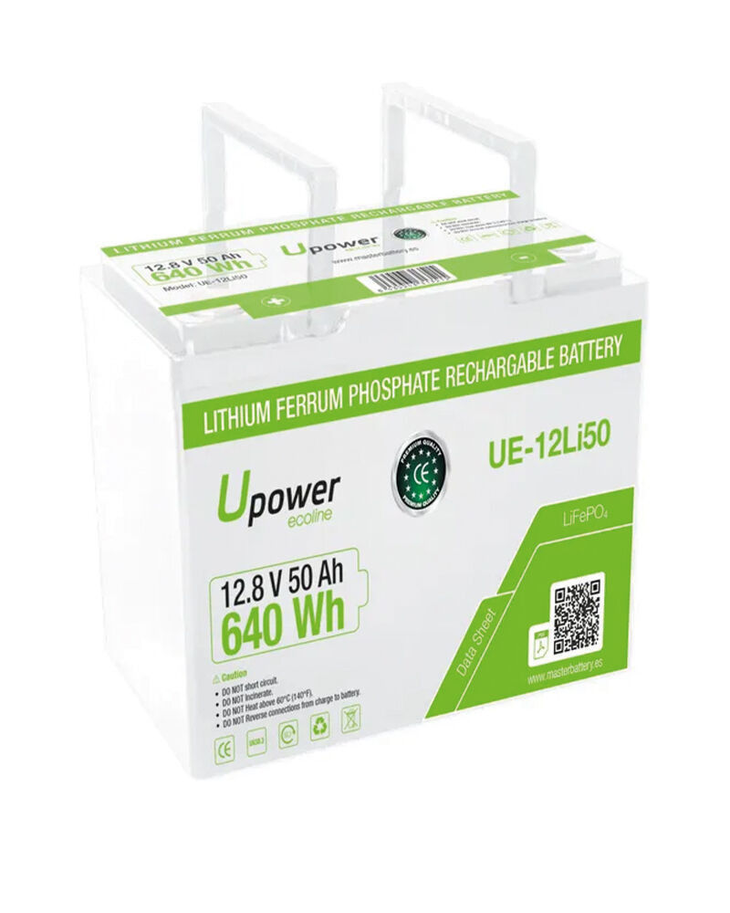 Batería Litio 12V 50Ah Upower Ecoline