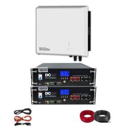 Kit SAI UPS con inversor híbrido 3kW Tensite y 2 ud batería 48V DC Solar Energy