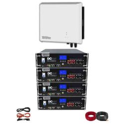 Kit SAI UPS con inversor híbrido 3kW Tensite y 4 ud batería 48V DC Solar Energy