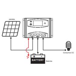 Regulador PWM 12V / 24V 60A Must Solar