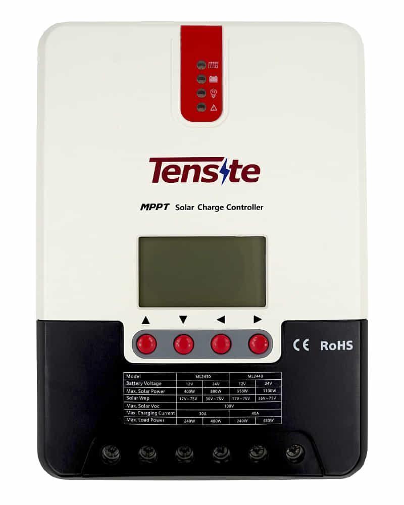 Regulador MPPT 100V 20A LCD 12/24V