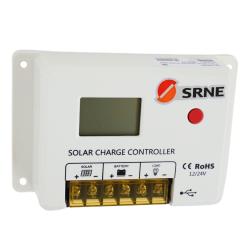 Regulador Solar PWM 10A 12/24V LCD