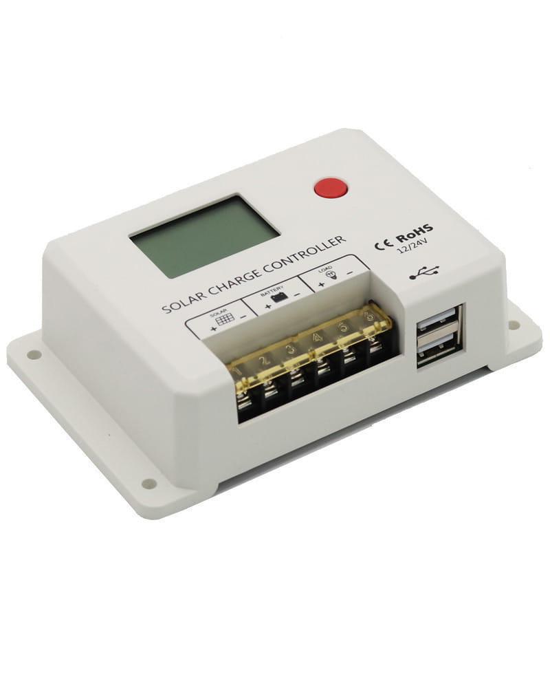 Regulador Solar PWM 30A 12/24V LCD