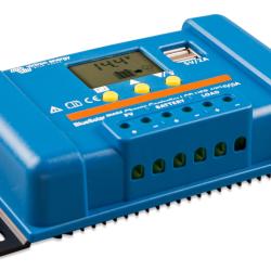 Regulador PWM BlueSolar 12/24V 5A LCD USB Victron