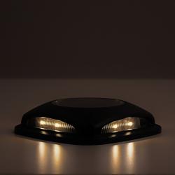 Luz solar exterior suelo 10lm