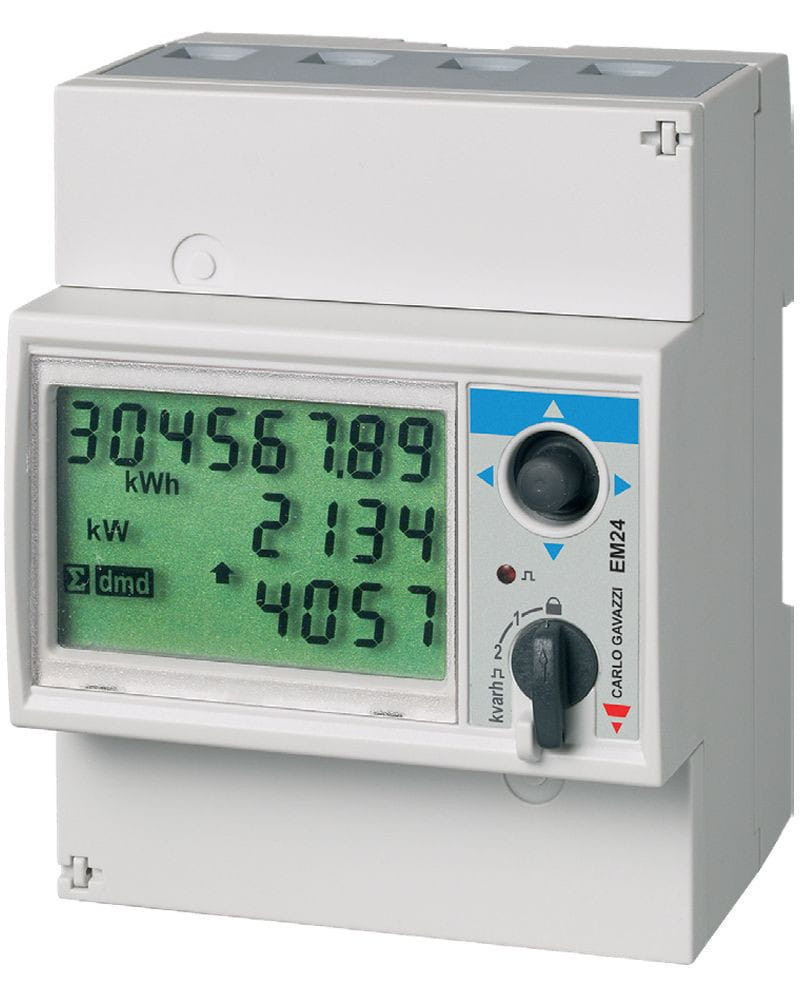 Vatímetro Trifásico EM24DIN Carlo Gavazzi AV93XISX