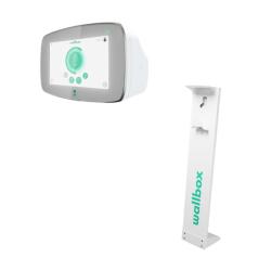 Pack Cargador de Coche Eléctrico Wallbox Commander 2 22kW con Pedestal Estándar