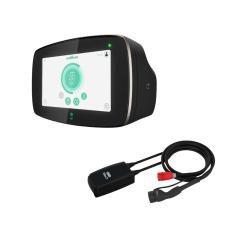 Pack Cargador Coches Eléctricos Wallbox Commander 2 Negro Type 1 de 7,4kW con Cargador Portátil 11kW