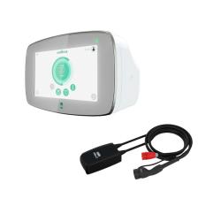 Pack Cargador para Coche Eléctrico Wallbox Commander 2 Blanco Type 1 de 7,4kW con Cargador Portátil 11kW