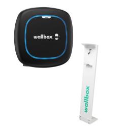 Pack Cargador Coche Eléctrico Wallbox Pulsar 7.4kW Type 2 Max con Pedestal Estándar