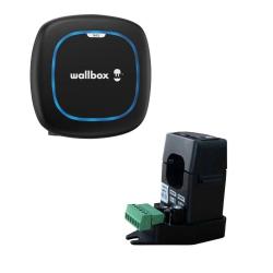 Pack Cargador de Coche Eléctrico Wallbox Pulsar 7.4kW Type 2 Max con Power Boost Clamp