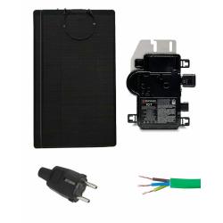Kit Placas Solares Flexibles Balcón 360W con Microinversor 325W