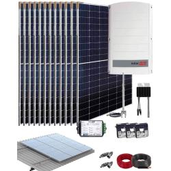 Kit Solar Trifásico 6000W SolarEdge 30000Whdia