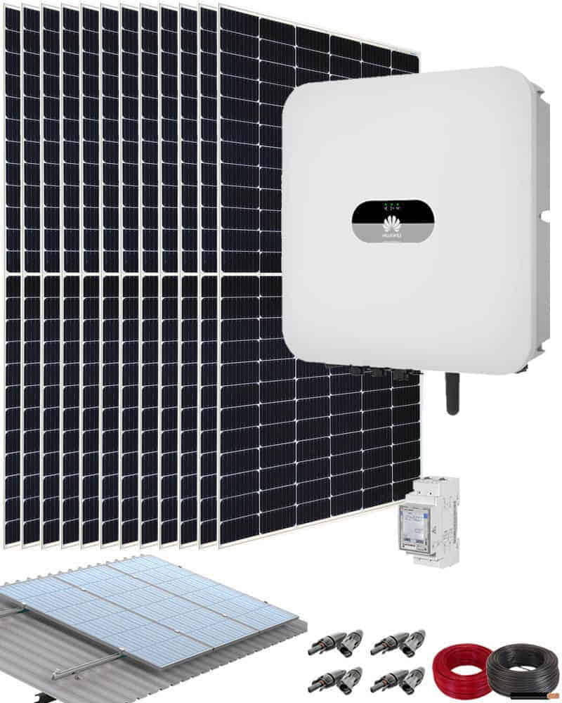 Kit de Placas Solares para Conexión Red Huawei 6000W 10950kWhaño