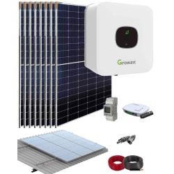 Kit Autoconsumo Directo 3000W 15000Whdia Growatt