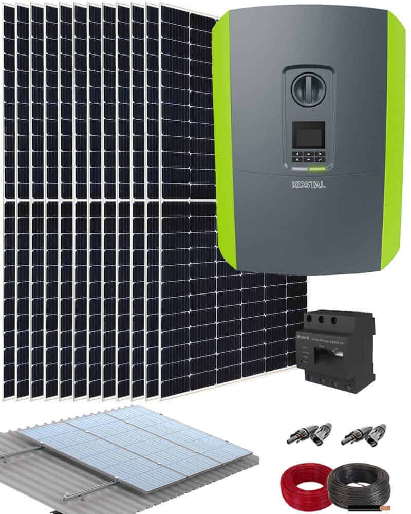 Kit Solar Trifásico 7000W 37000Whdia Kostal