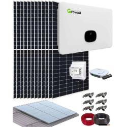 Kit Autoconsumo Nave Industrial 20kW 103kWhdía Growatt Trifásico