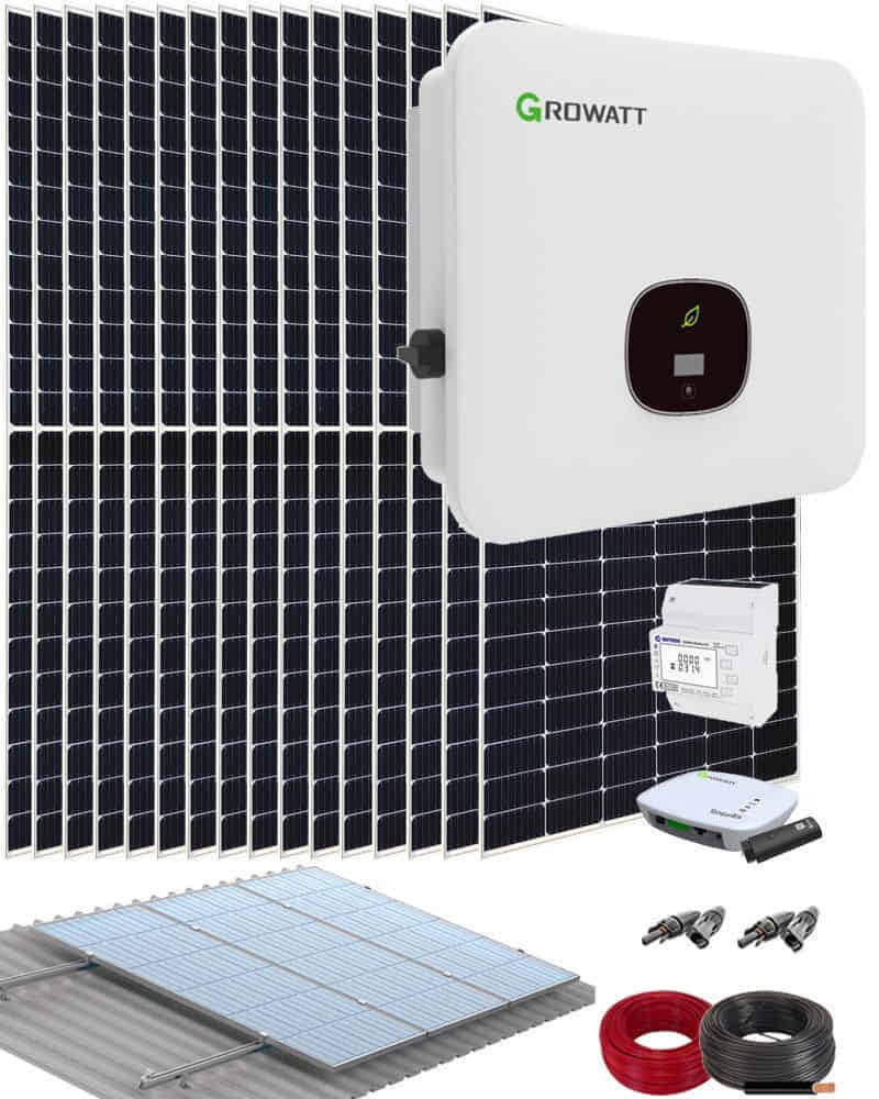 Kit Autoconsumo Trifásico 8000W 16500kWhaño Growatt