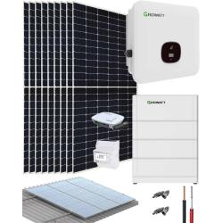 Kit Híbrido Trifásico 4000W 20000Whdia Growatt