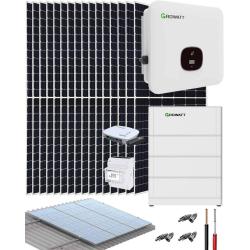 Kit Instalación de Placas Solares Híbrido Trifásico 8000W 16500kWhaño Growatt