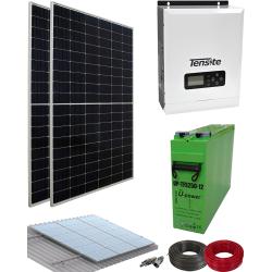 Kit Solar Fotovoltaico Aislada 1000W 12V 3000Whdia