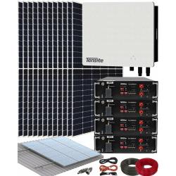 Kit Fotovoltaico Autoconsumo Solar con 4 Baterías LV Tensite