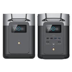 Pack Estación de Energía Portátil Delta 2 1800W 1024Wh y Batería Extra 2048Wh
