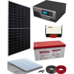 Kit Solar Placas Solares Aislada para autoconsumo 300W 12V autosuficiente