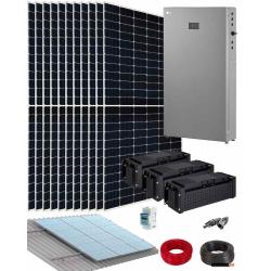 Kit Instalación Placas Solares LG 6kW con Batería 12kW