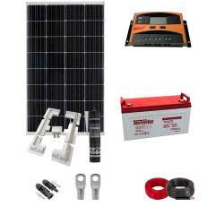 Kit Placa Solar Autoinstalable 200W con Batería para Autocaravana