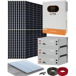Kit Solar Aislada 5500W 48V Suntaic Lite con Baterías de Litio Suntaic 15kWh