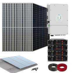 Kit Solar Híbrido para Instalación de Placas Solares en Casa con Inversor Deye 10000W