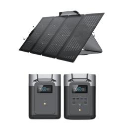 Kit Ecoflow con Estación de Energía Portátil Delta 2 con Batería Extra y Panel Portátil 200W