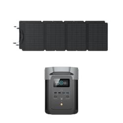 Kit Ecoflow Estación de Energía Portátil Delta 2 1800W y Pack Paneles Portátiles 200W